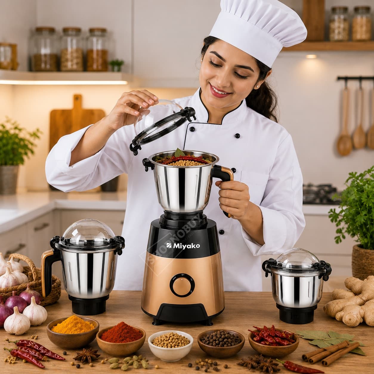 Miyako Blender 1800W Sealion Mixed Grinder thumbnail 3