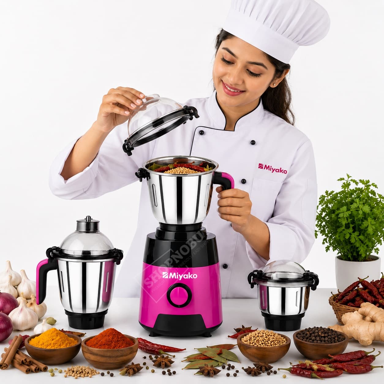 Miyako Blender 2000W Hilton Mixed Grinder thumbnail 2