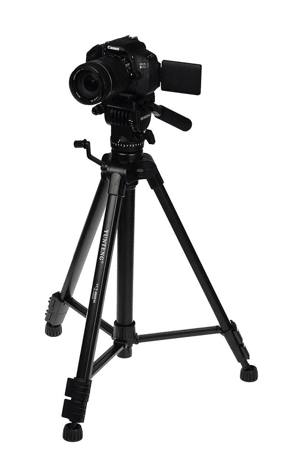 Yunteng VCT-880 Aluminum Camera Tripod with Fluid Pan Head thumbnail 2